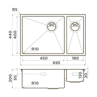 Taki 69-2-U-IF Side-L in фото 4